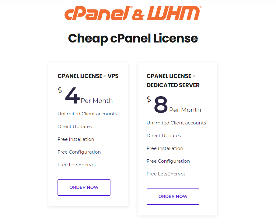cPanel License Free